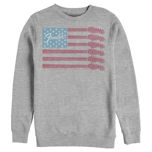 Men's Fender Guitar Flag Logo Sweatshirt - 1 of 4