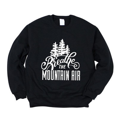 Simply Sage Market Women's Graphic Sweatshirt Breathe The Mountain Air