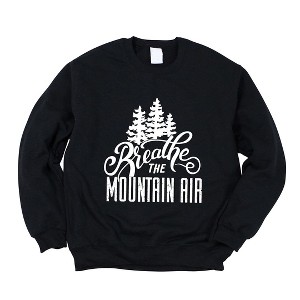 Simply Sage Market Women's Graphic Sweatshirt Breathe The Mountain Air - 1 of 3
