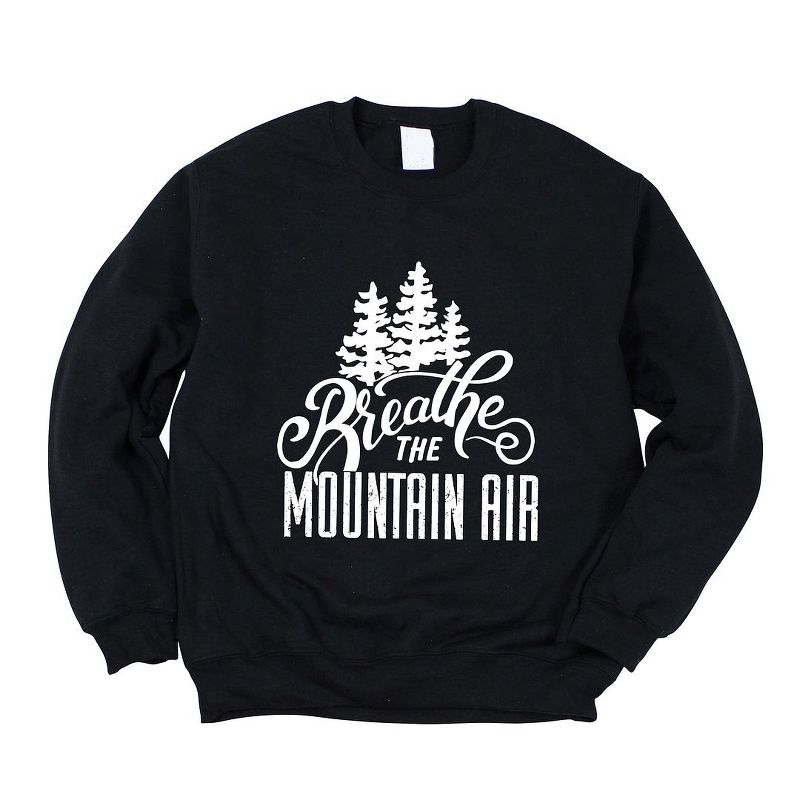 Simply Sage Market Women's Graphic Sweatshirt Breathe The Mountain Air, 1 of 5