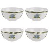 Portmeirion Botanic Garden Melamine Bowls, Set of 4 - Hydrangea Floral Motif ,7.25 Inch - 3 of 4