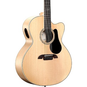 Alvarez AJ80CE 12-String Jumbo Acoustic-Electric Guitar Natural - 1 of 4