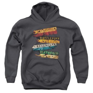 Boys’ Harry Potter Burnt Banners Hooded Sweatshirt - 1 of 4