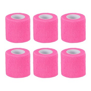 Unique Bargains Self-Adhesive Elastic Breathable Athletic Tapes 6 Rolls - 1 of 4