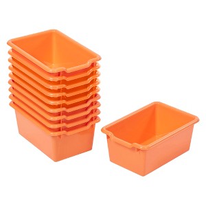 ECR4Kids Storage Bins with Scoop Front Handles - Cubby Compatible - 10-Pack - 1 of 4