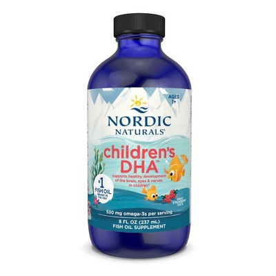 Nordic Naturals Children's DHA Liquid - Omega-3 DHA Fish Oil For Ages 1-6