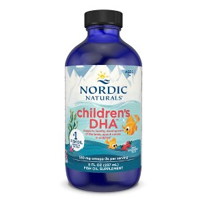 Nordic Naturals Children's DHA Liquid - Omega-3 DHA Fish Oil For Ages 1-6 - 1 of 4