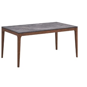 NicBex Dining Table 63" Farmhouse Rectangular Wooden Dining Table for Dining Room - 1 of 4