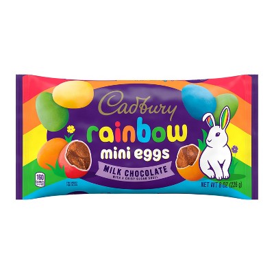 Cadbury Mini Eggs Milk Chocolate Rainbow Easter Candy - 8oz
