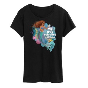 Women's - Disney - Ariel My True Voice Short Sleeve Graphic T-Shirt - 1 of 4