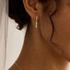 Dangle Earrings for Women 14K Gold Plated Dangly Dangling Earrings Dainty Trendy Drop Hypoallergenic Square - 2 of 4