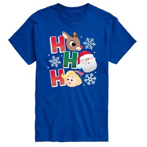 Men's - Rudolph - Rudolph Ho Ho Ho Short Sleeve Graphic T-Shirt - 1 of 4