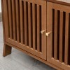 Ladder Shelf, Bamboo Shelf, Open Display Shelf, With Cabinet, Ladder Bookshelf, Freestanding, Floor Standing Storage Shelf - 4 of 4