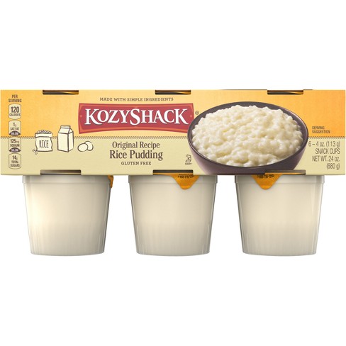 Kozy Shack Original Recipe Rice Pudding - 6ct/4oz Cups - image 1 of 3