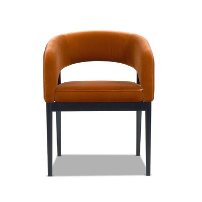 Jennifer Taylor Home Mirah Modern Open Barrel Dining Chair