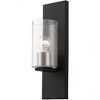 Livex Lighting Zurich 1 - Light Sconce in  Black/Brushed Nickel - 4 of 4