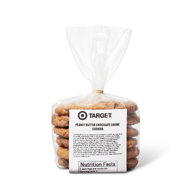 Peanut Butter Chocolate Chunk Cookies - 6ct - Favorite Day™