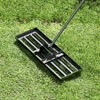 Costway Lawn Leveling Rake 30" x 10" Heavy Duty Level Lawn Tool for Garden Backyard/Lawn Green/Black/Silver - 2 of 4