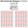 Big Dot of Happiness Colorful Floral Happy Mother's Day - Candy Wrappers & Stickers - We Love Mom Party Candy Favor Sticker Kit - 304 Pieces - 3 of 4
