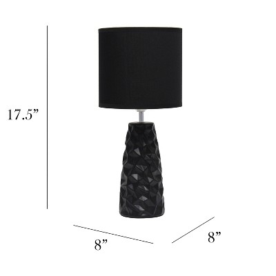 Sculpted Ceramic Table Lamp - Simple Designs