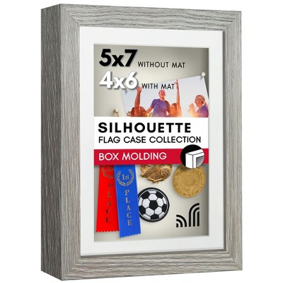 Americanflat 5x7 Shadow Box Frame With Shatter-resistant Glass - Use As ...