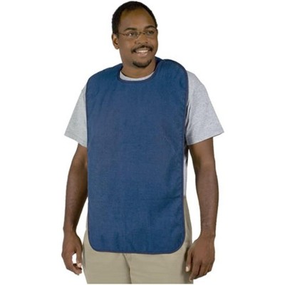 DMI Terry Cloth Adult Bib Mealtime Clothing Protector
