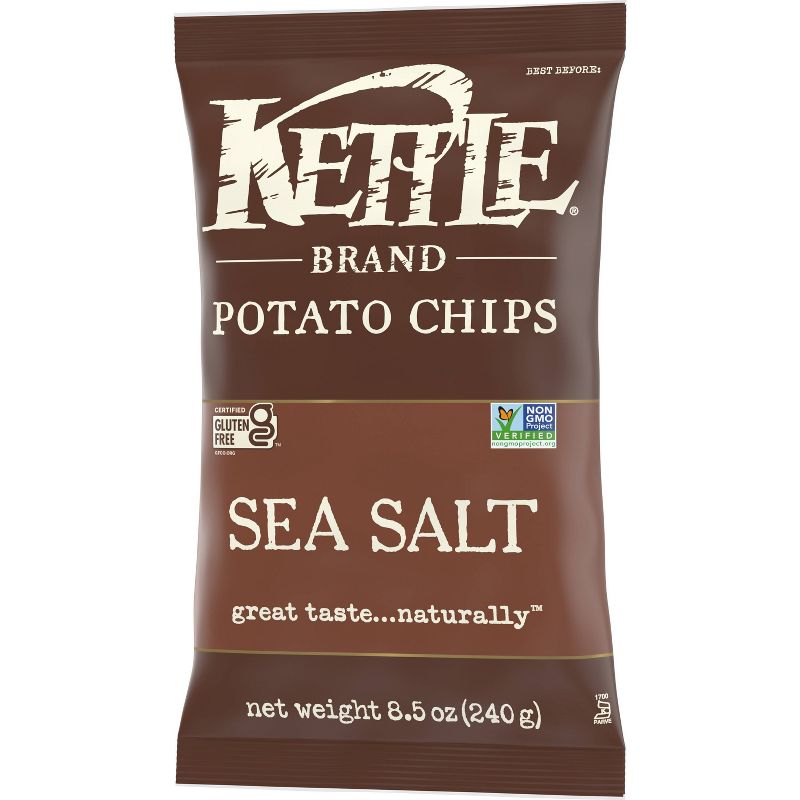 Kettle Brand Potato Chips Sea Salt Kettle Chips - 8.5oz, 6 of 12