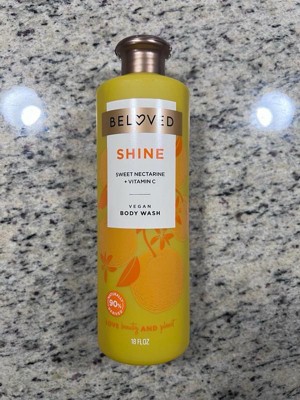 Beloved Shine Vegan Body Wash With Sweet Nectarine & Vitamin C - 18 Fl ...