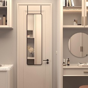 Lyngins Modern Rectangular Full Length Mirror – HD 4mm Distortion-Free Glass, Easy Wall Mount, Full Body Mirror/Wall Mirror Full Length for Bedroom - 1 of 4