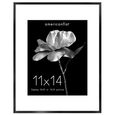 Americanflat Aluminum Picture Frame with Mat
