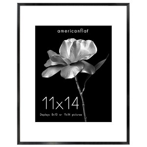 Americanflat Aluminum Picture Frame with Mat - 1 of 4