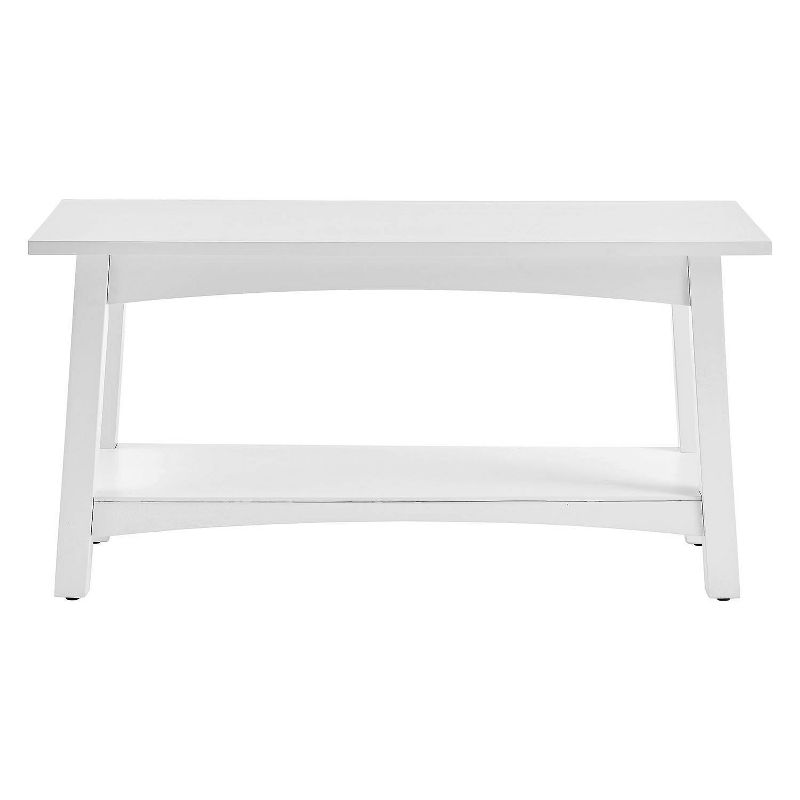 36&#34; Middlebury Wood Entryway Bench White - Alaterre Furniture, 6 of 8