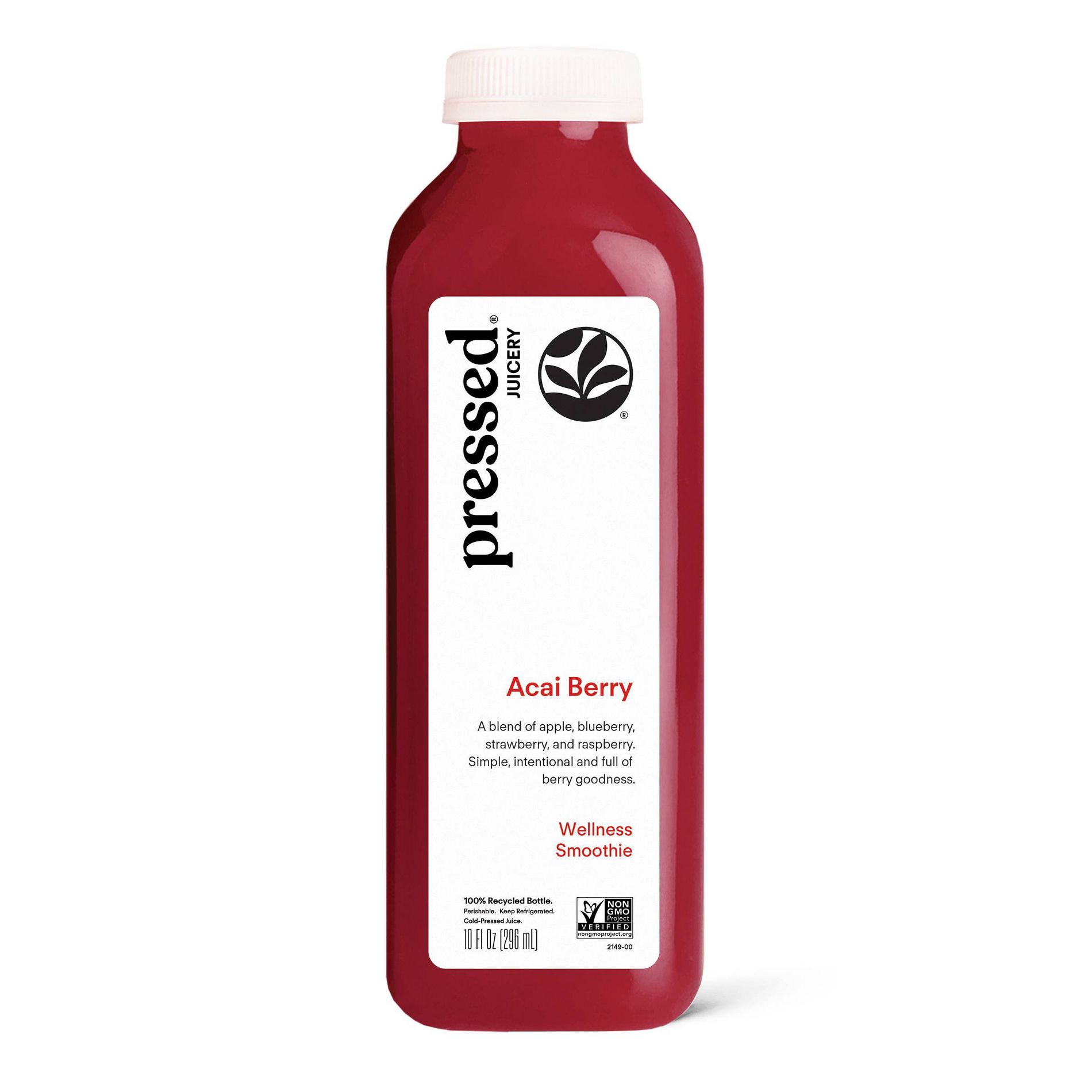 Pressed Juicery Acai Berry Wellness Smoothie - 10 fl oz