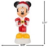 Gemmy Lighted Blow Mold Decor Mickey Mouse as Santa 14" Disney, Multicolored - 3 of 4