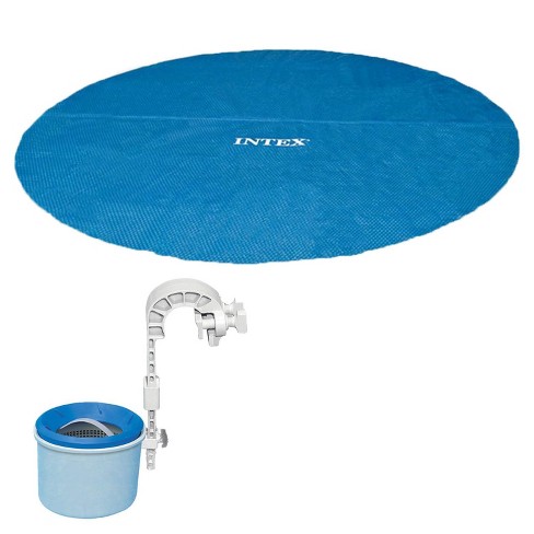 Intex 12' Swimming Pool Solar Cover Tarp & 12' Swimming Pool