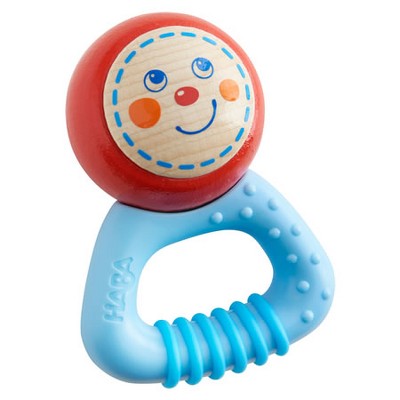 HABA Musical Character Leo - Rattle, Clutching Toy and Teether