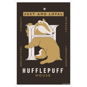 Trends International Harry Potter: Darker Arts - Hufflepuff House Framed Wall Poster Prints - 1 of 4