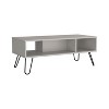NicBex Coffee Tables for Living Room Open Modern Design Rectangle Coffee Table with Spacious Top Surface and Hairpin Legs, White - 3 of 4