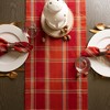 Design Imports Autumn Spice Plaid Table Runner 14X108 - 4 of 4