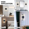 CityFurn 2-Light Modern Crystal Glass Wall Sconces - 4 of 4