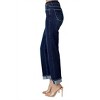 Women's High Rise Straight Leg with Cross Over Waistband - RISEN - 2 of 4