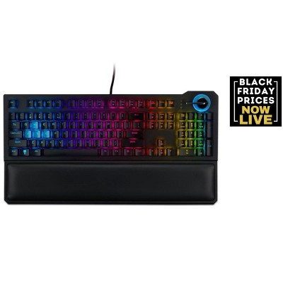 Acer Predator Aethon 700 Gaming Keyboard: RGB Backlit N-Key Rollover Magnetic Wrist Rest Aluminum Top Plate | USB Wired - GP.KBD11.01N