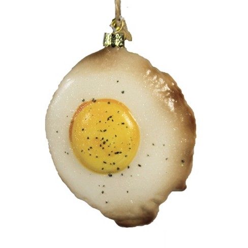 Holiday Ornament 4 0 Fried Egg Sunny Side Christmas Breakfast Tree Ornaments Target
