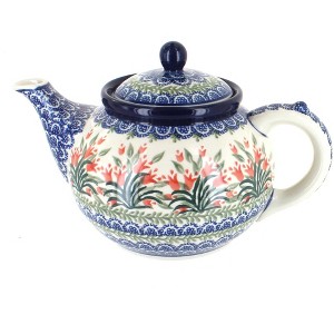 Blue Rose Polish Pottery 60 Ceramika Artystyczna Medium Teapot - 1 of 1
