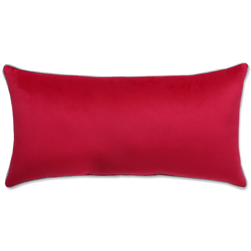 13&#34;x25&#34; Oversized Merry Christmas Lumbar Throw Pillow Red - Pillow Perfect, 3 of 7