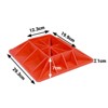 Jack Base Stabilizer, 11.5" x 11.5" Off-Road Jack Base, Heavy-Duty Red Recovery Gear Accessory - 2 of 2