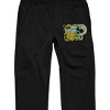 Spongebob Squarepants Character With Skull Men's Black Graphic Joggers - image 2 of 3