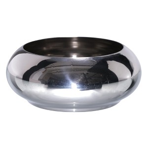 Unspill-a-Bowl® Stainless Steel Dog Bowl - Classic Silver | No Spill, Long Ears, Slow Feeding - 1 of 3