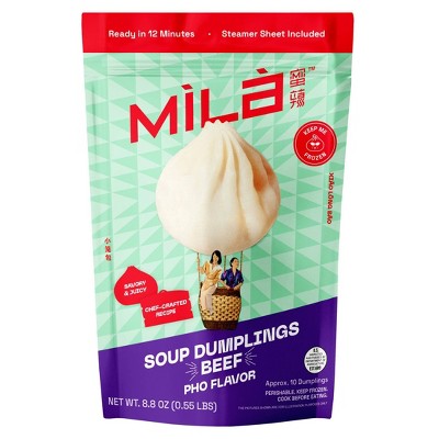 MiLa Frozen Soup Dumplings - Pho Beef - 8.8oz/10ct