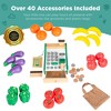 Best Choice Products Kids Pretend Play Grocery Store Wooden Supermarket Set w/ Chalkboard, Cash Register - 2 of 4
